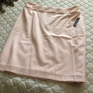 NWT blush pink limited career skirt